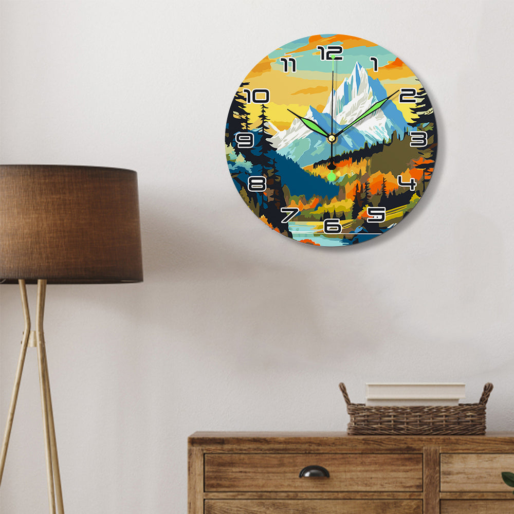 Paint the Moment – Mountain Majesty Clock Kit
