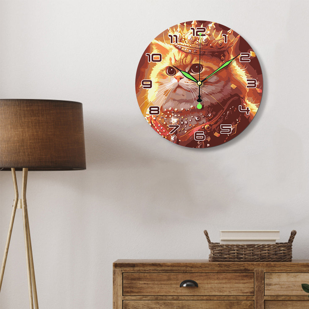 Paint the Moment – Regal Feline Clock Kit