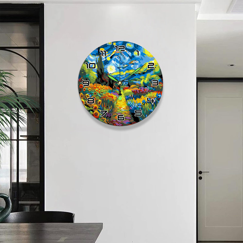 Paint the Moment – Starry Garden Clock Kit