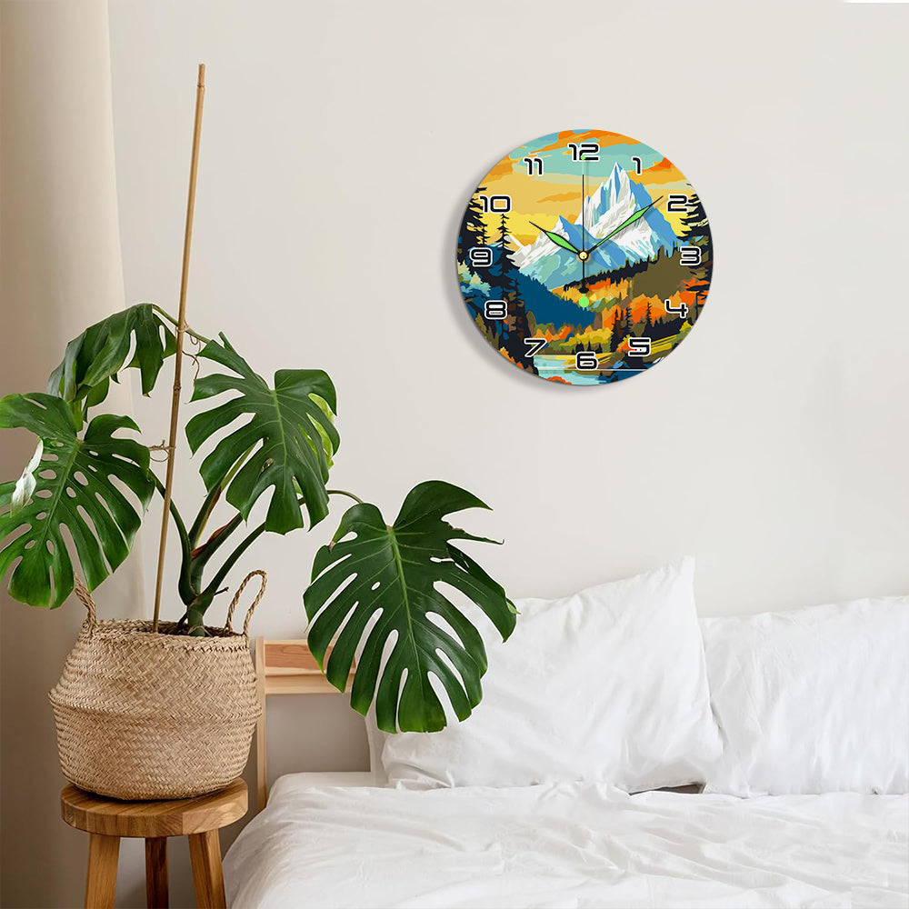 Paint the Moment – Mountain Majesty Clock Kit