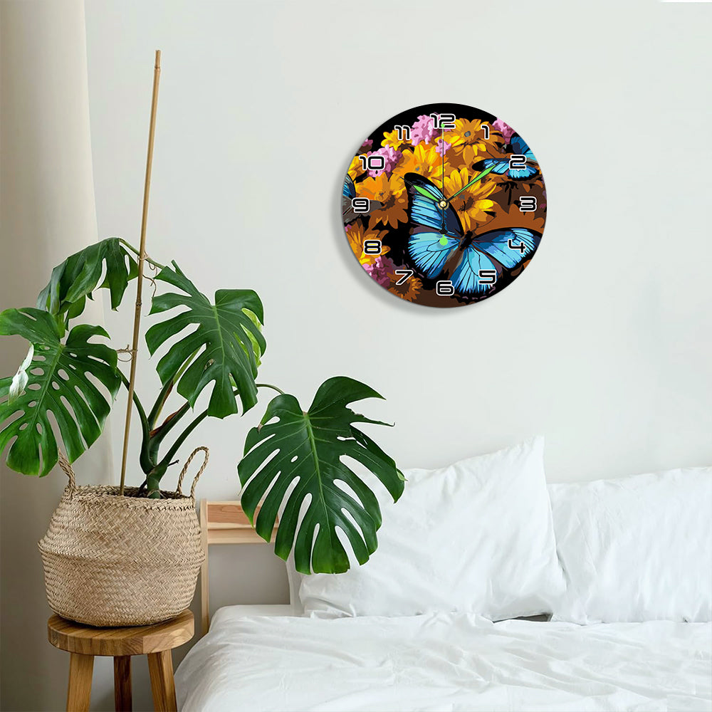 Paint the Moment – Butterfly Bloom Clock Kit