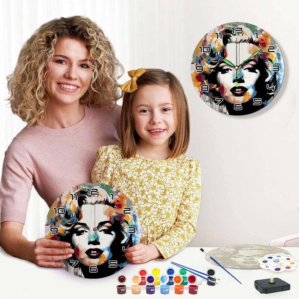 Paint the Moment – Pop Icon Clock Kit