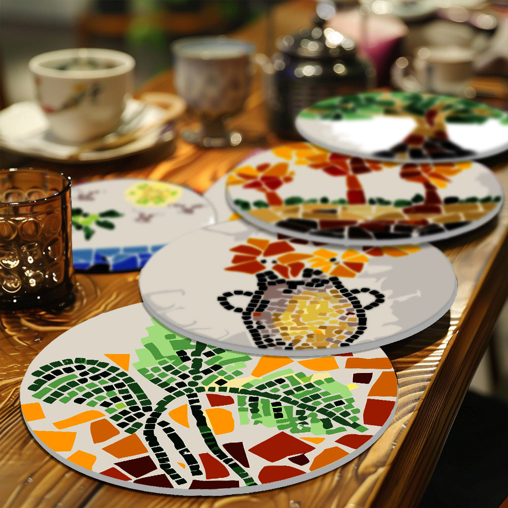 6 Piece Christmas Placemat Set 20cm - Set 12