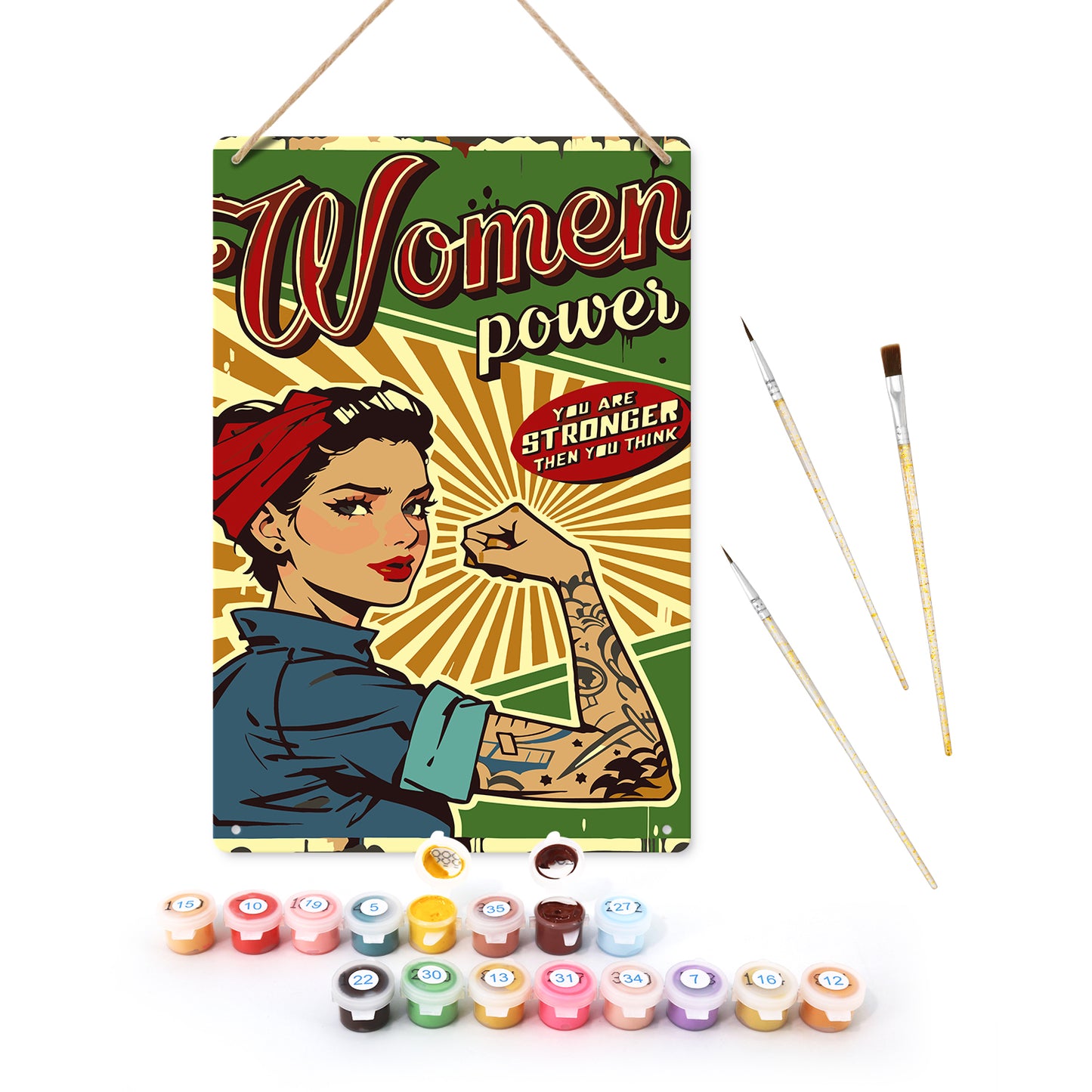 Women Power – Vintage Paint by Numbers