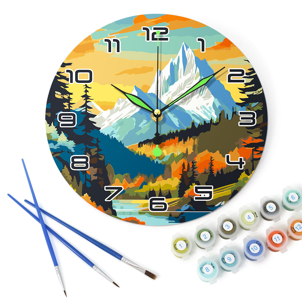 Paint the Moment – Mountain Majesty Clock Kit