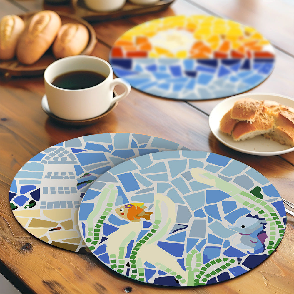 6 Piece Christmas Placemat Set 20cm - Set 11