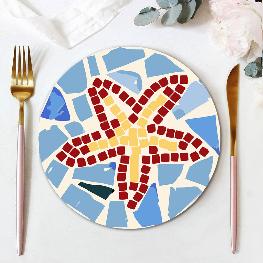 6 Piece Christmas Placemat Set 20cm - Set 10