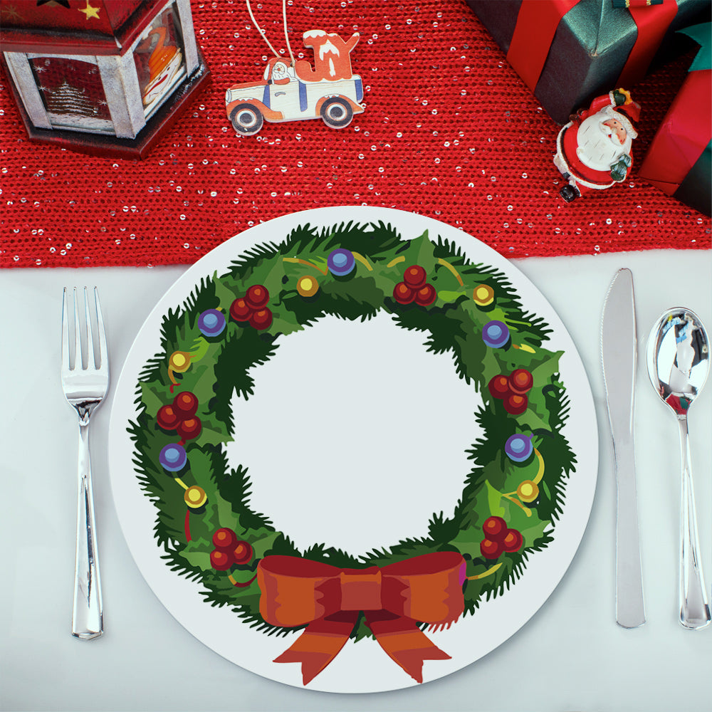 6 Piece Christmas Placemat Set 20cm - Set 25