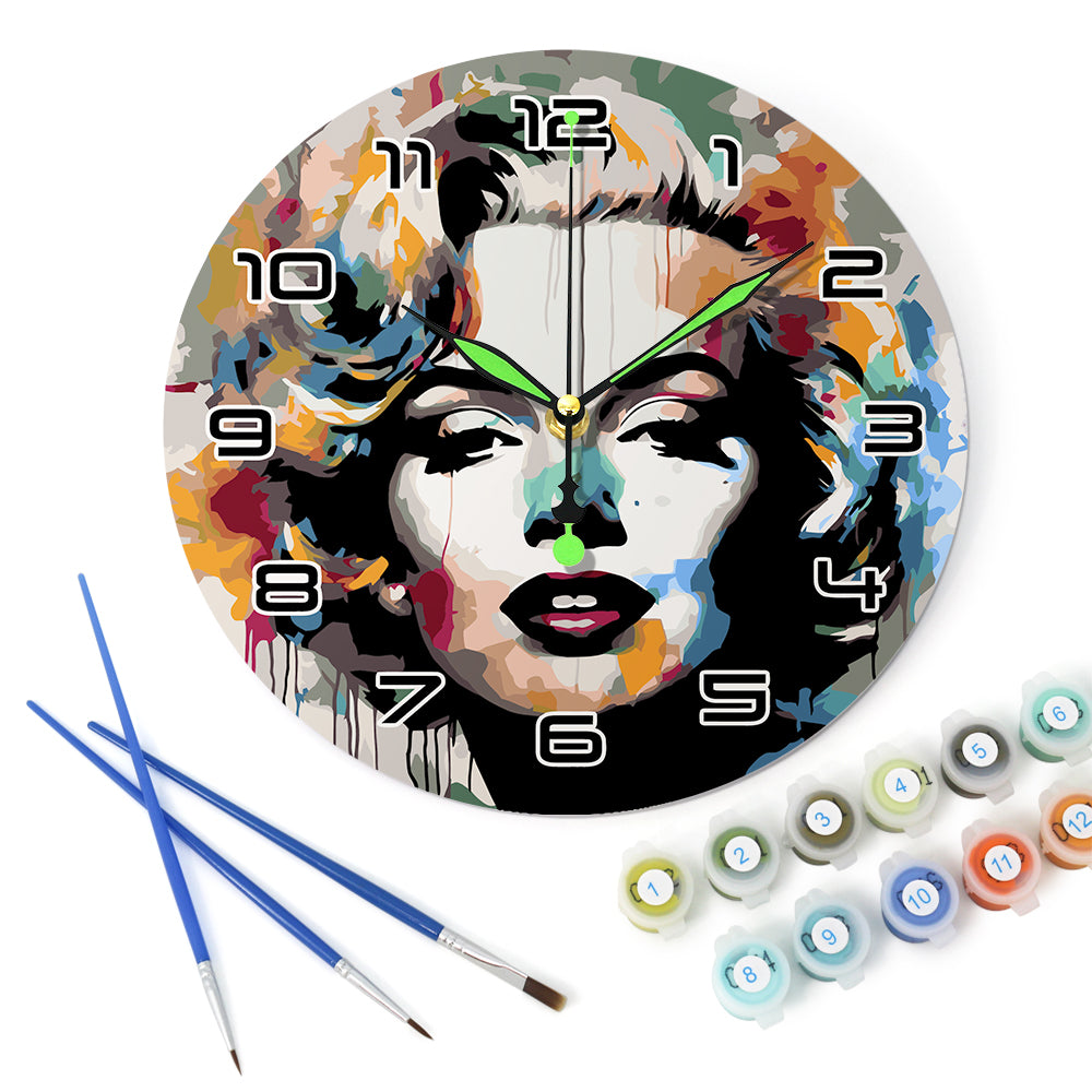 Paint the Moment – Pop Icon Clock Kit