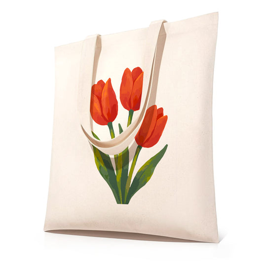 Tulip Bloom Tote Paint by Numbers Kit