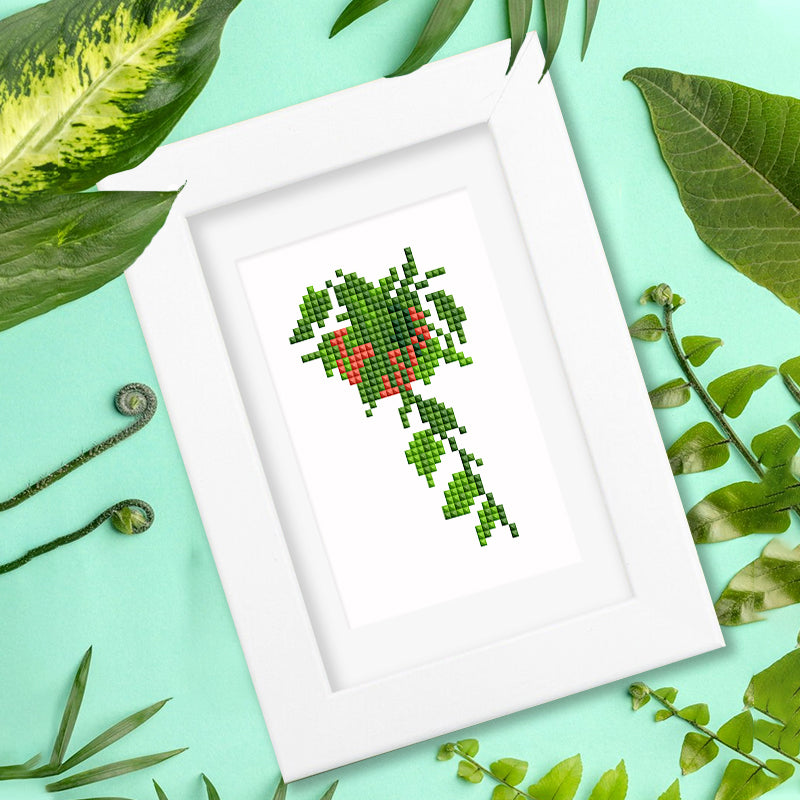 12 Assorted Potted Plant Diamond Paintings - Set 3
