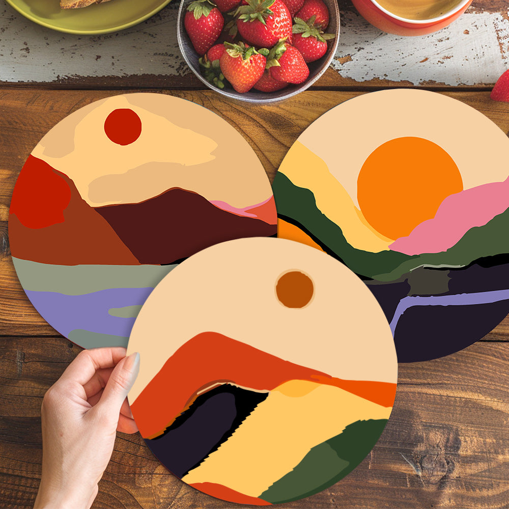 6 Piece Christmas Placemat Set 20cm - Set 15
