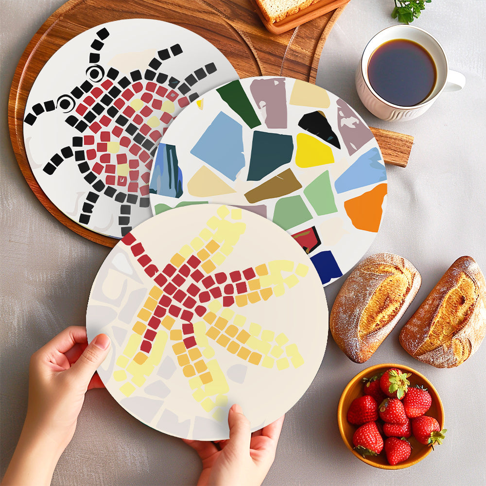 6 Piece Christmas Placemat Set 20cm - Set 8