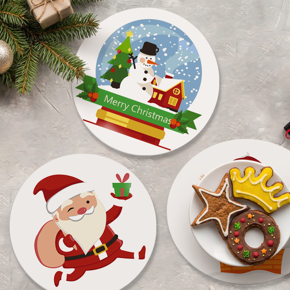 6 Piece Christmas Placemat Set 20cm - Set 26
