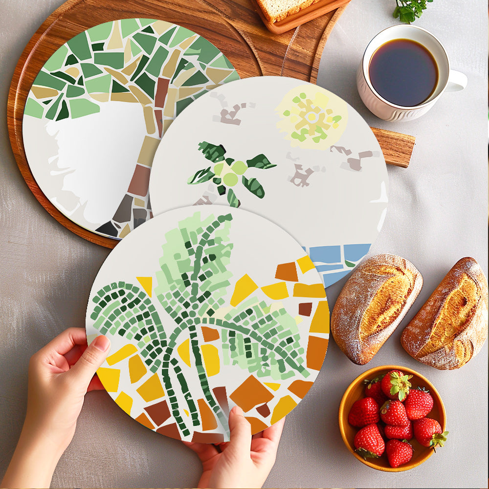 6 Piece Christmas Placemat Set 20cm - Set 12