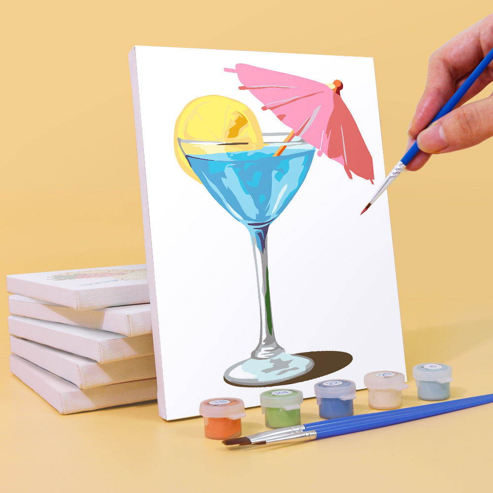Tropical Toasts 6 Pack Mini Paint by Numbers Kit