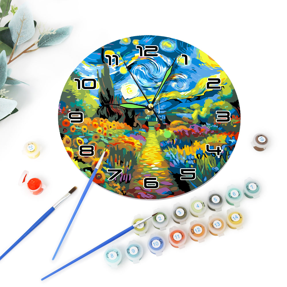 Paint the Moment – Starry Garden Clock Kit