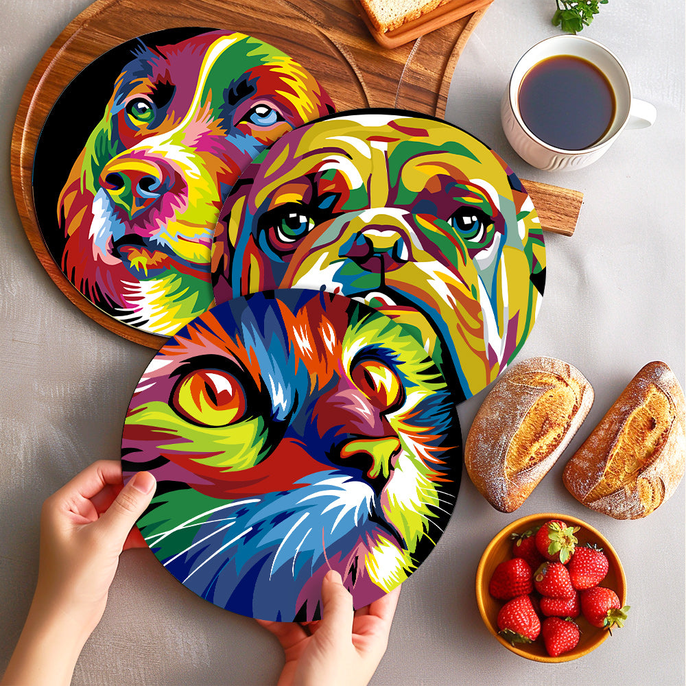 6 Piece Christmas Placemat Set 20cm - Set 19
