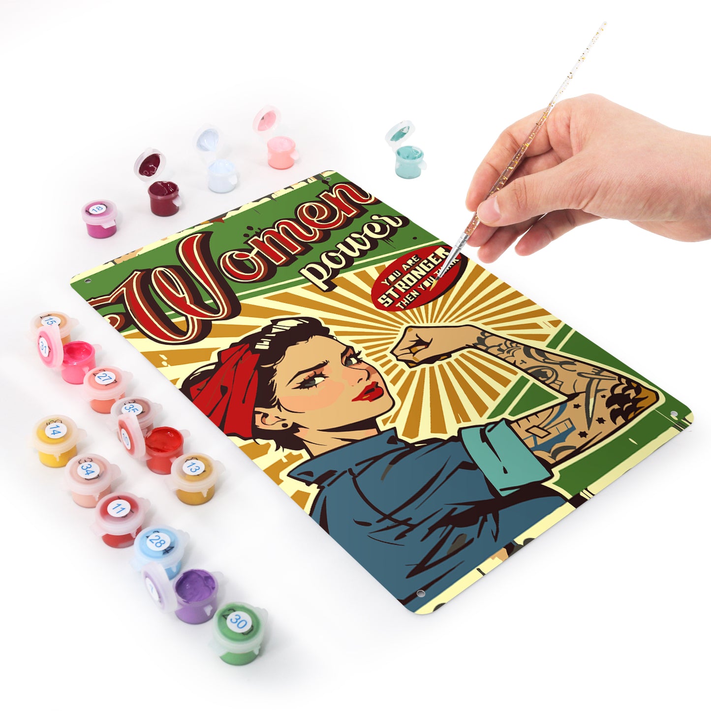 Women Power – Vintage Paint by Numbers
