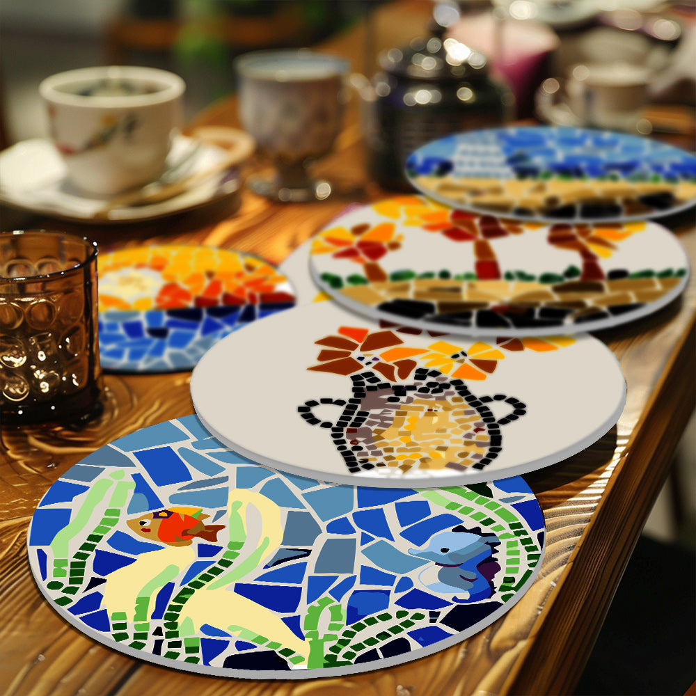 6 Piece Christmas Placemat Set 20cm - Set 11