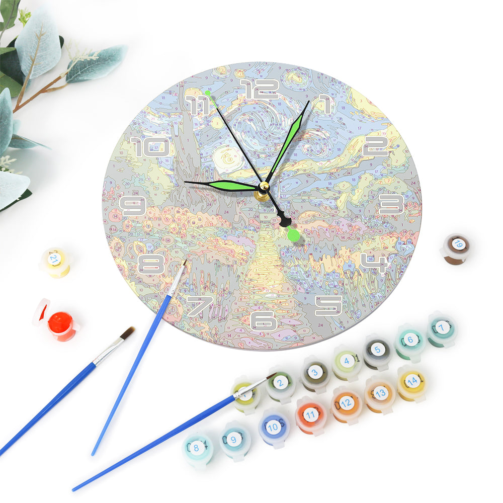 Paint the Moment – Starry Garden Clock Kit