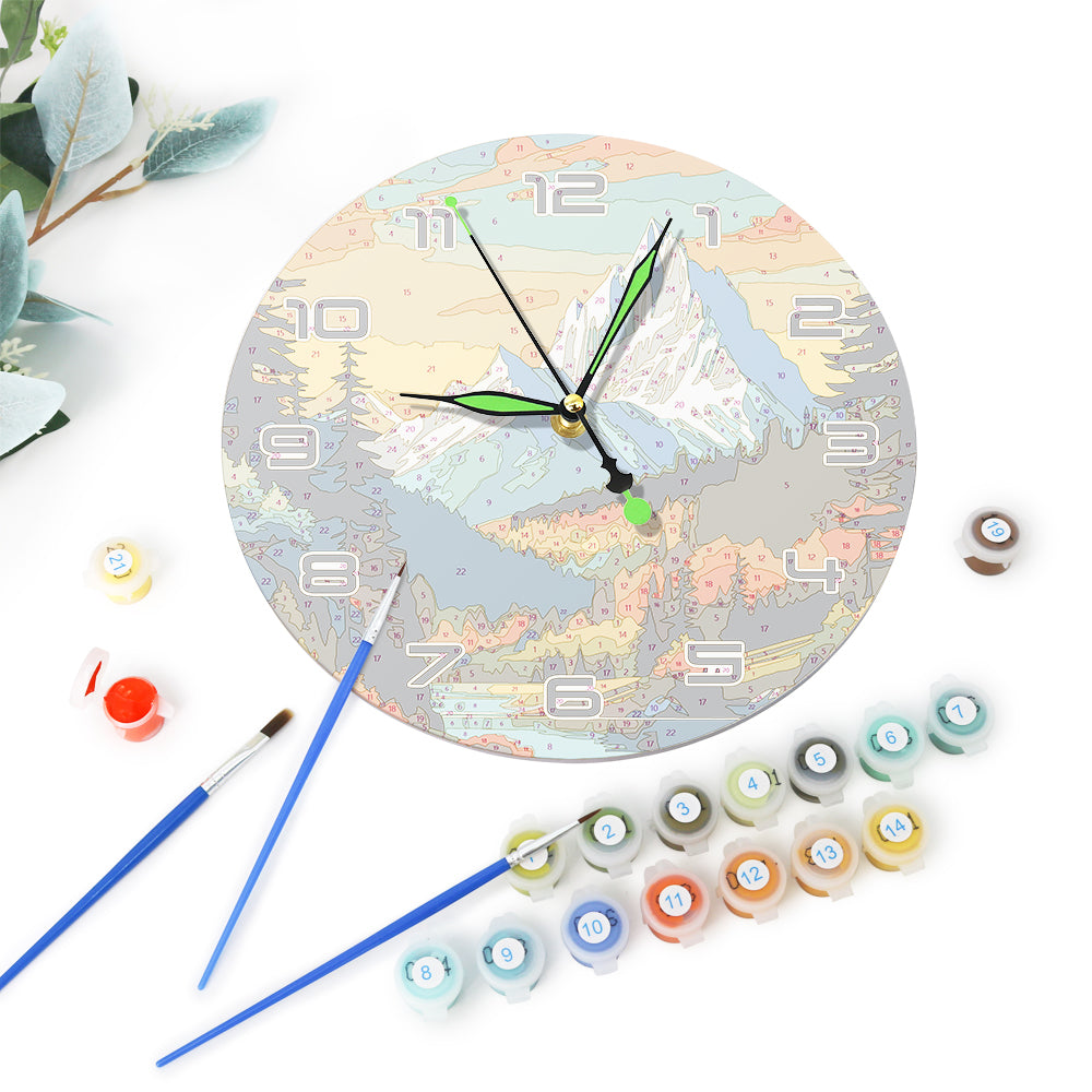 Paint the Moment – Mountain Majesty Clock Kit