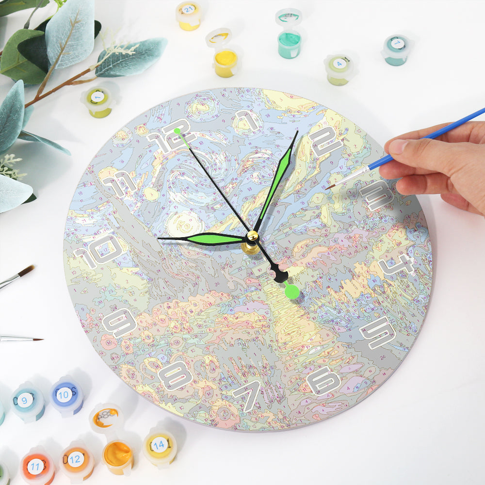 Paint the Moment – Starry Garden Clock Kit