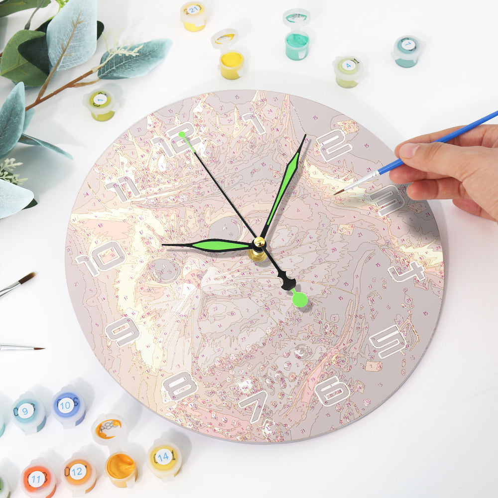 Paint the Moment – Regal Feline Clock Kit