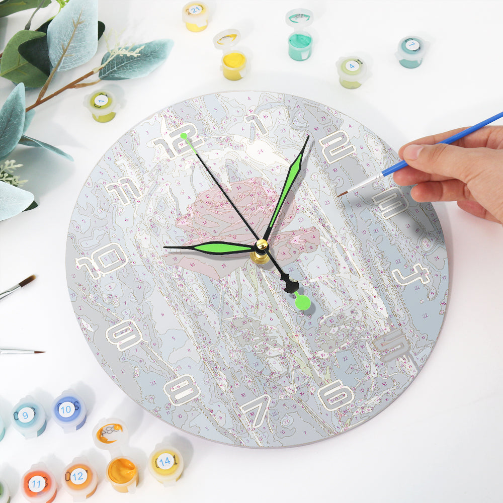 Paint the Moment – Enchanted Rose Clock Kit