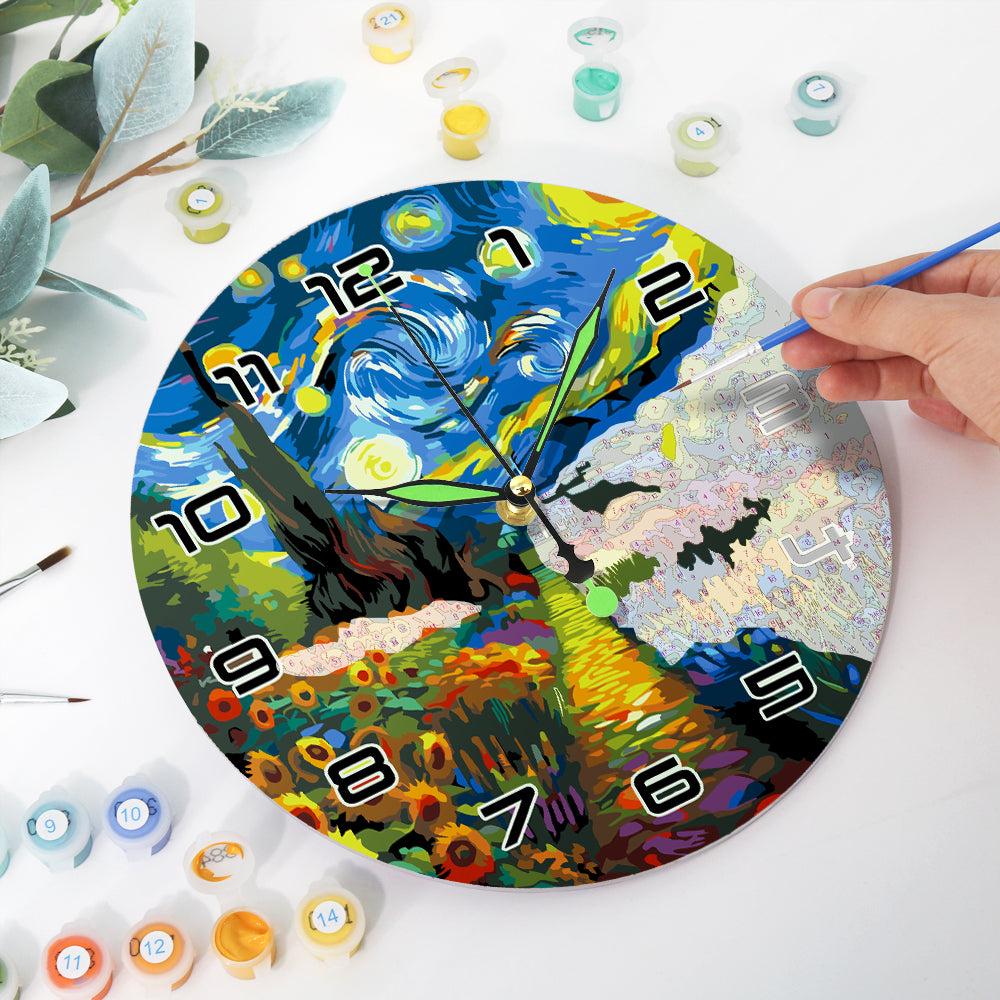 Paint the Moment – Starry Garden Clock Kit