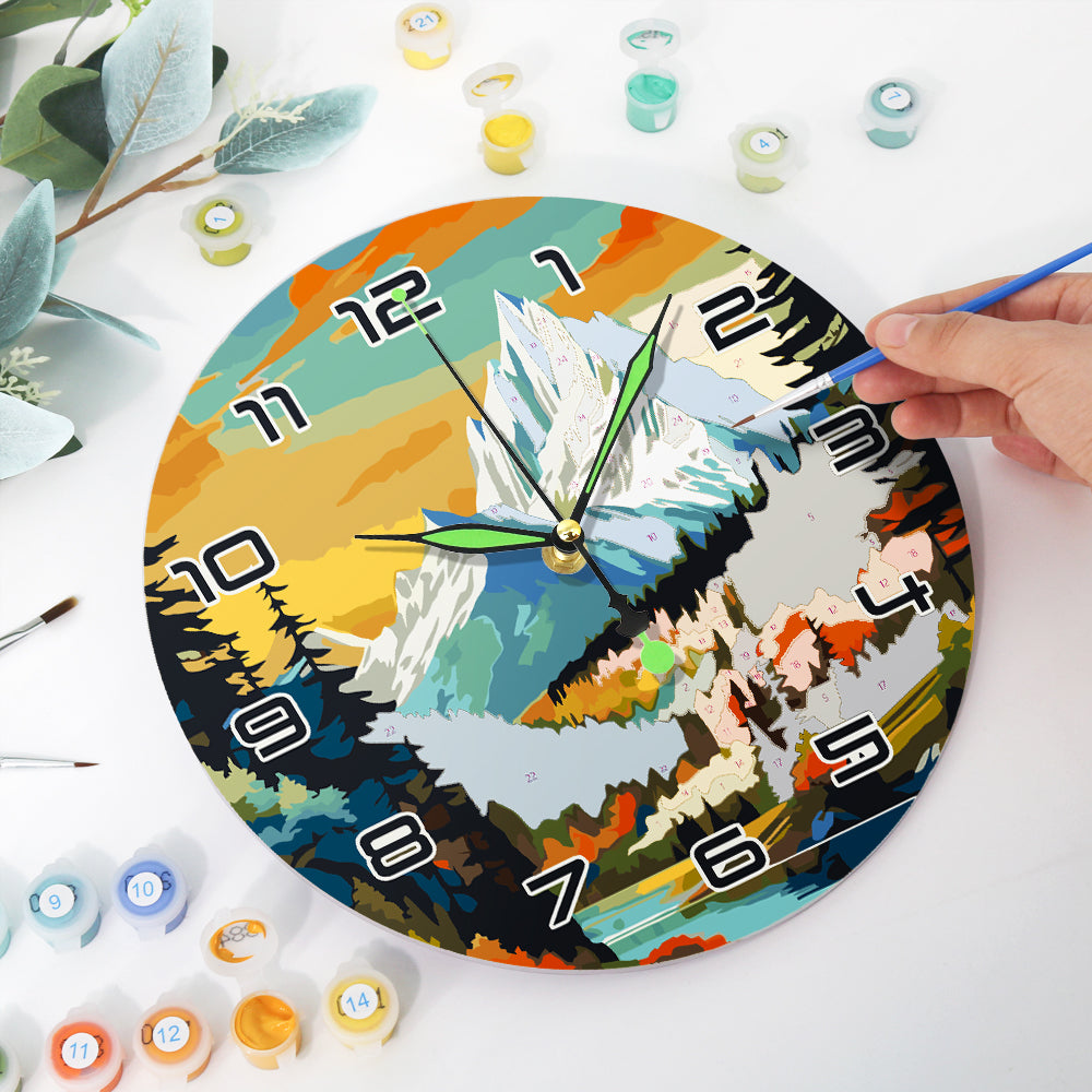 Paint the Moment – Mountain Majesty Clock Kit