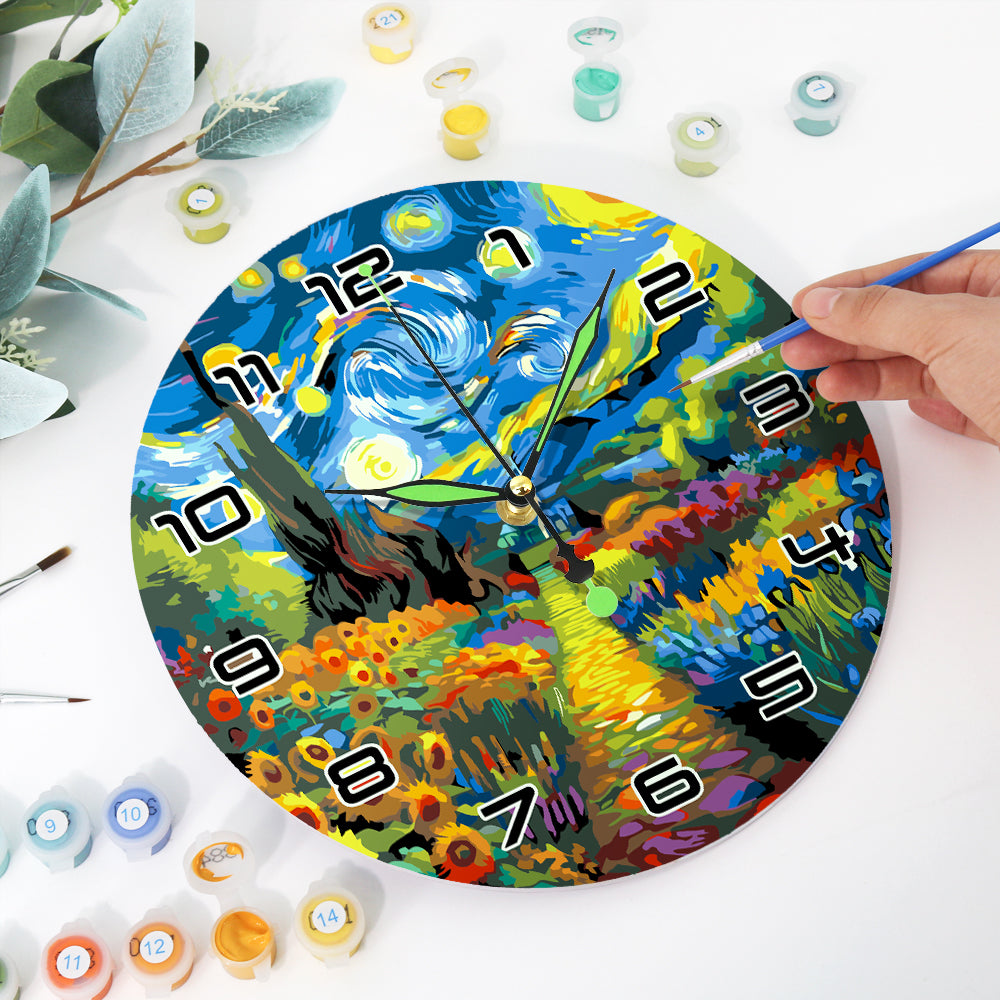 Paint the Moment – Starry Garden Clock Kit