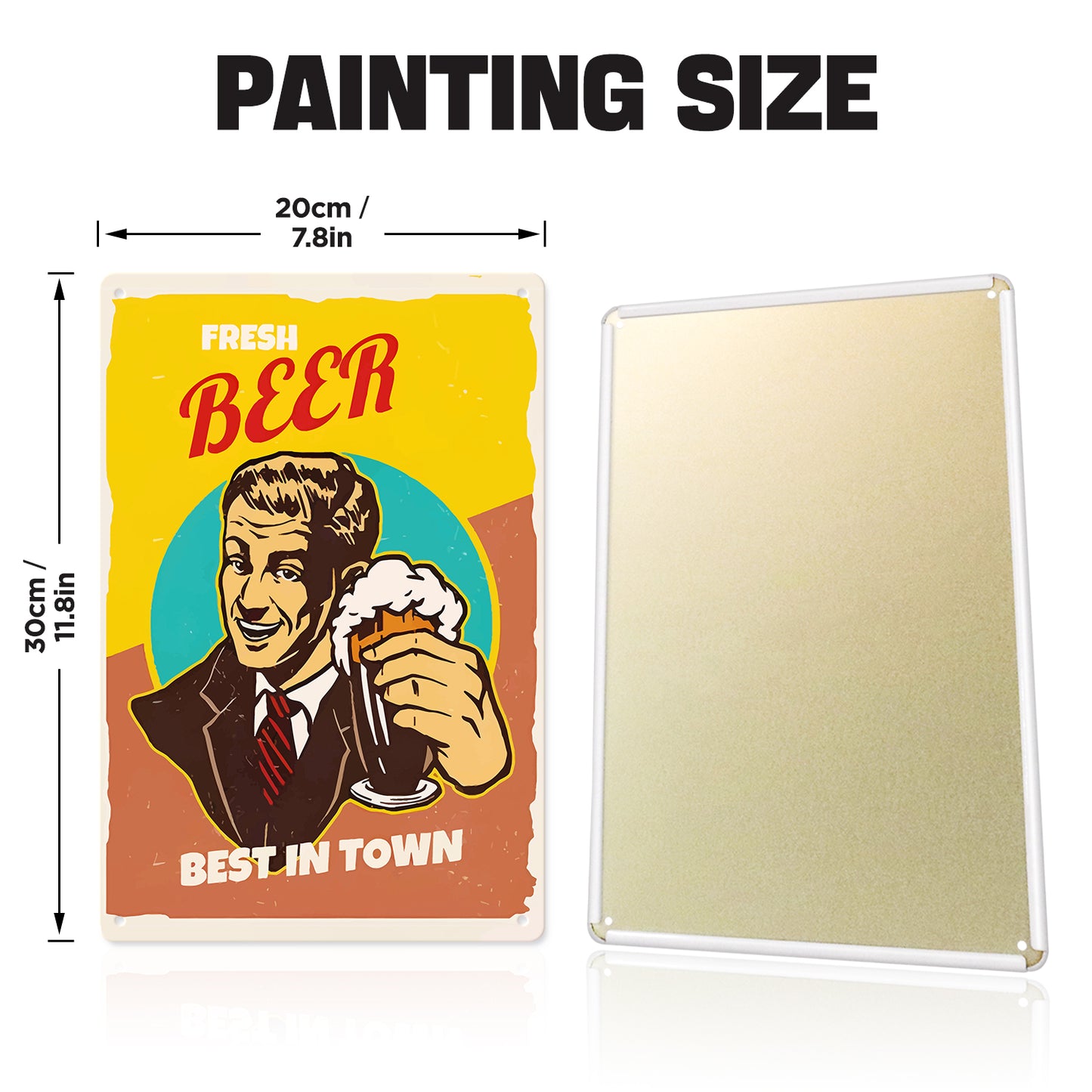 Best in Town – Vintage Beer Paint by Numbers