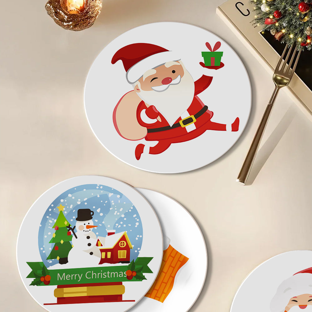 6 Piece Christmas Placemat Set 20cm - Set 26