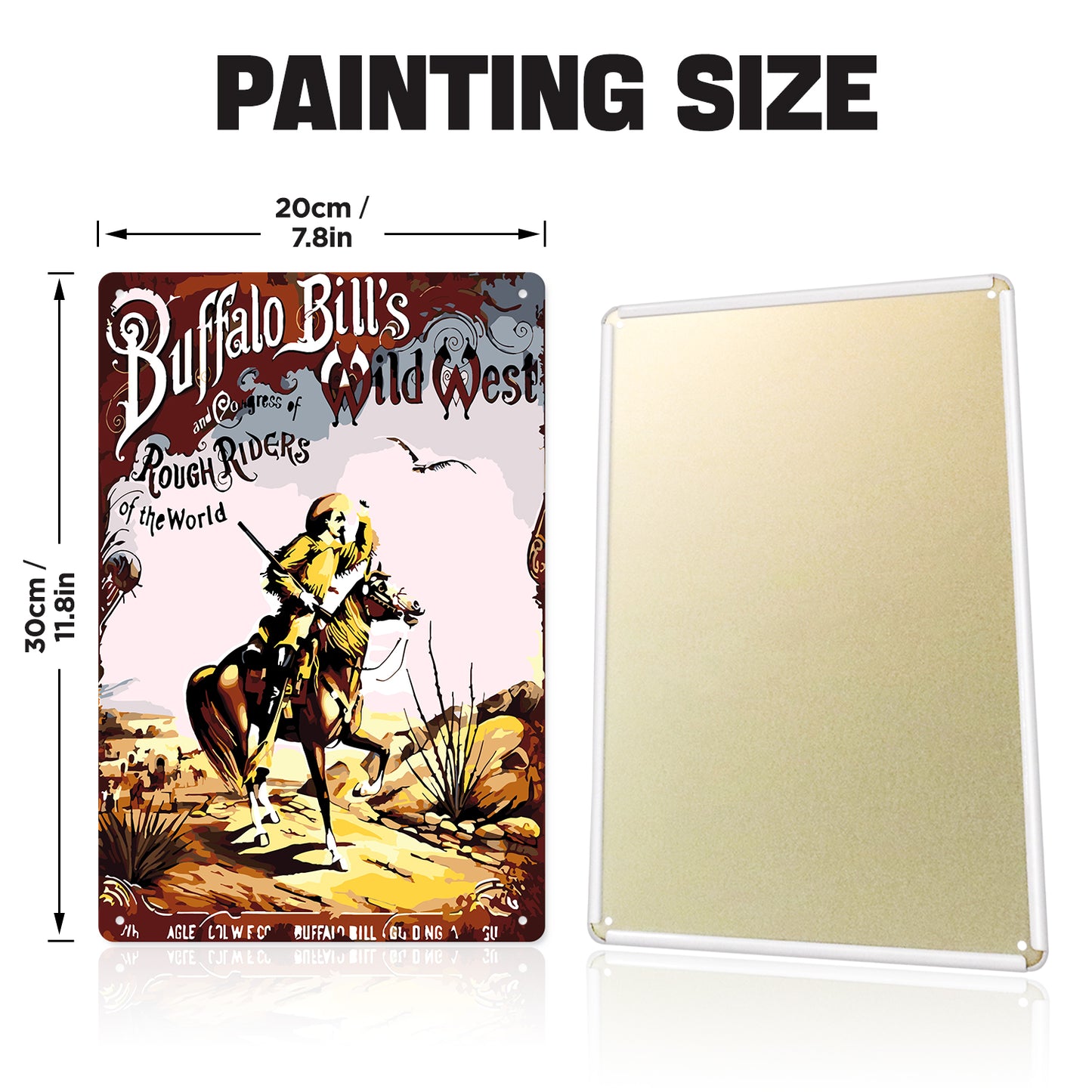 Buffalo Bill’s Wild West – Vintage Paint by Numbers