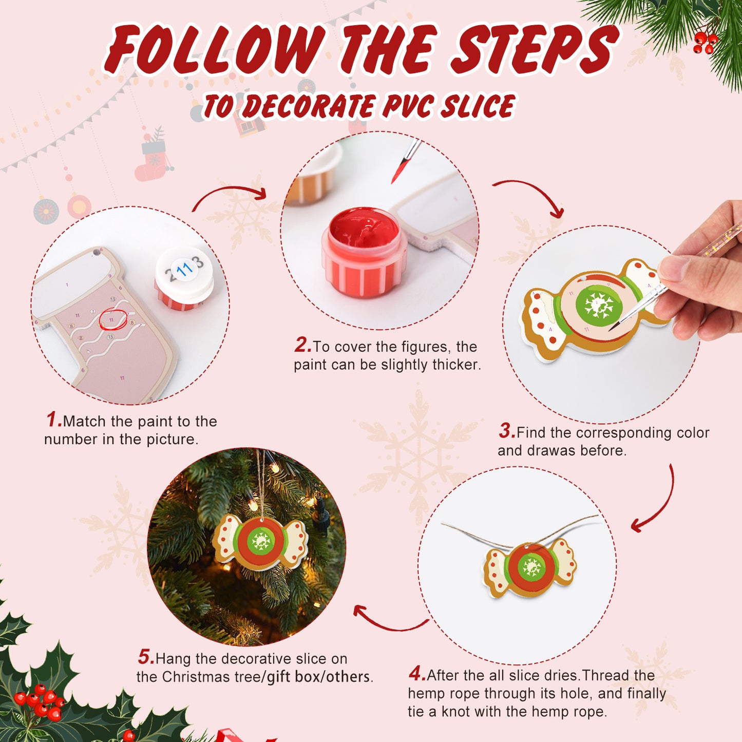 Holiday Sweets & Treats Paintable Ornaments