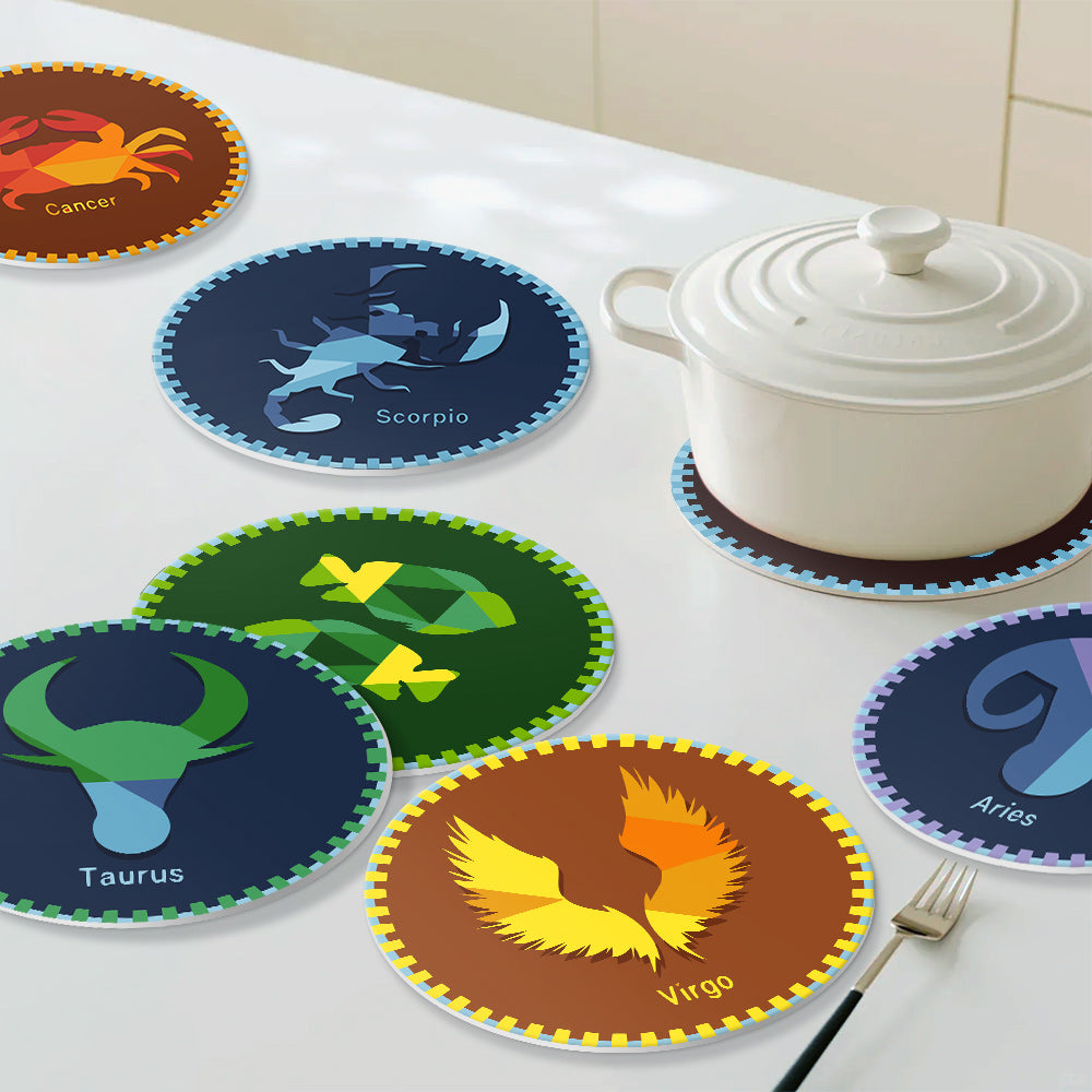 6 Piece Christmas Placemat Set 20cm - Set 22