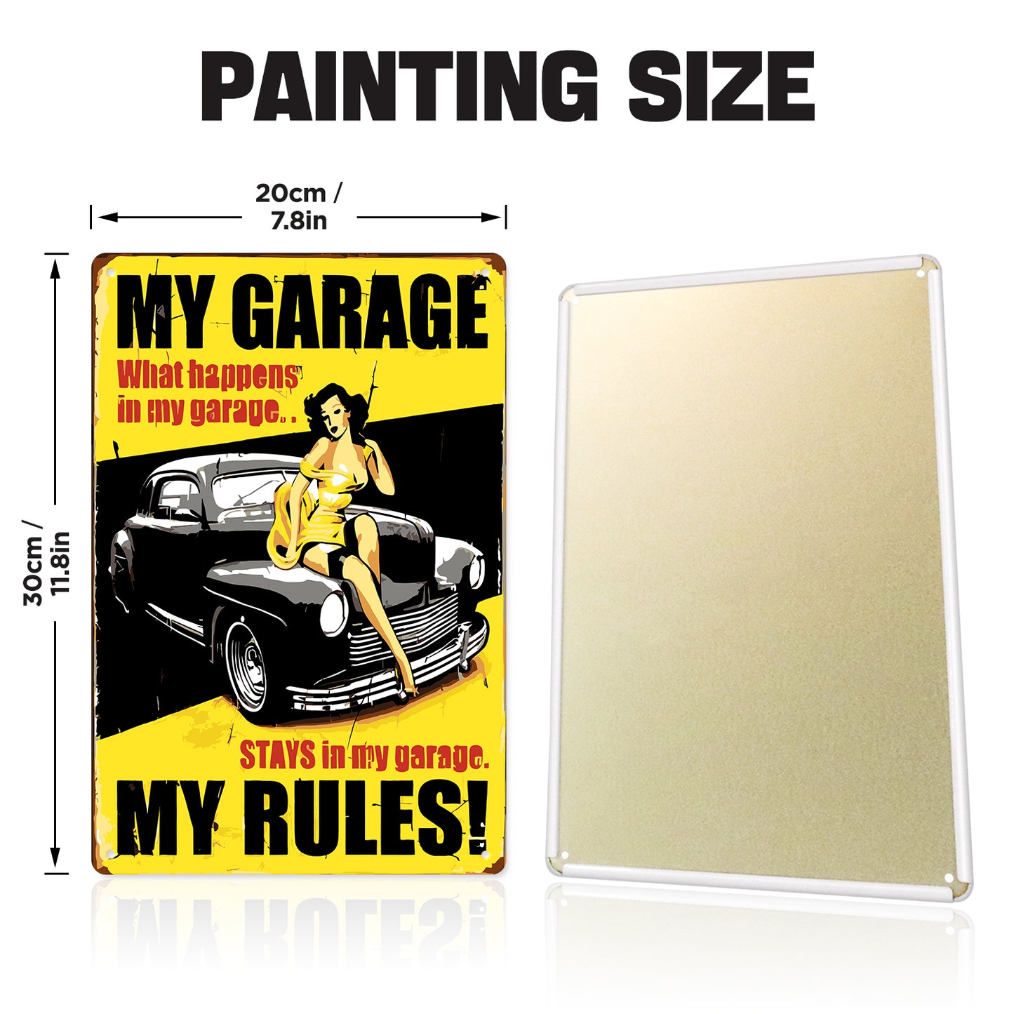 My Garage, My Rules – Vintage Paint by Numbers