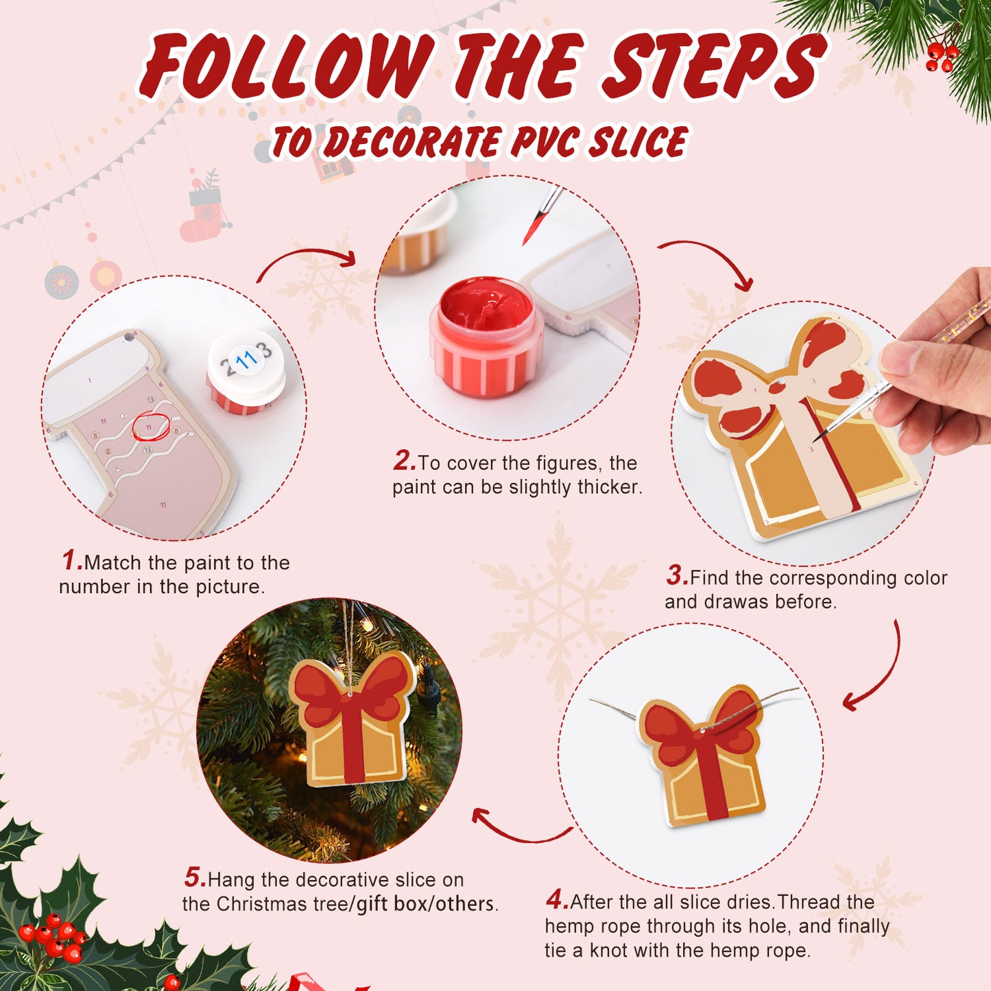 Classic Christmas Treats Paintable Ornaments