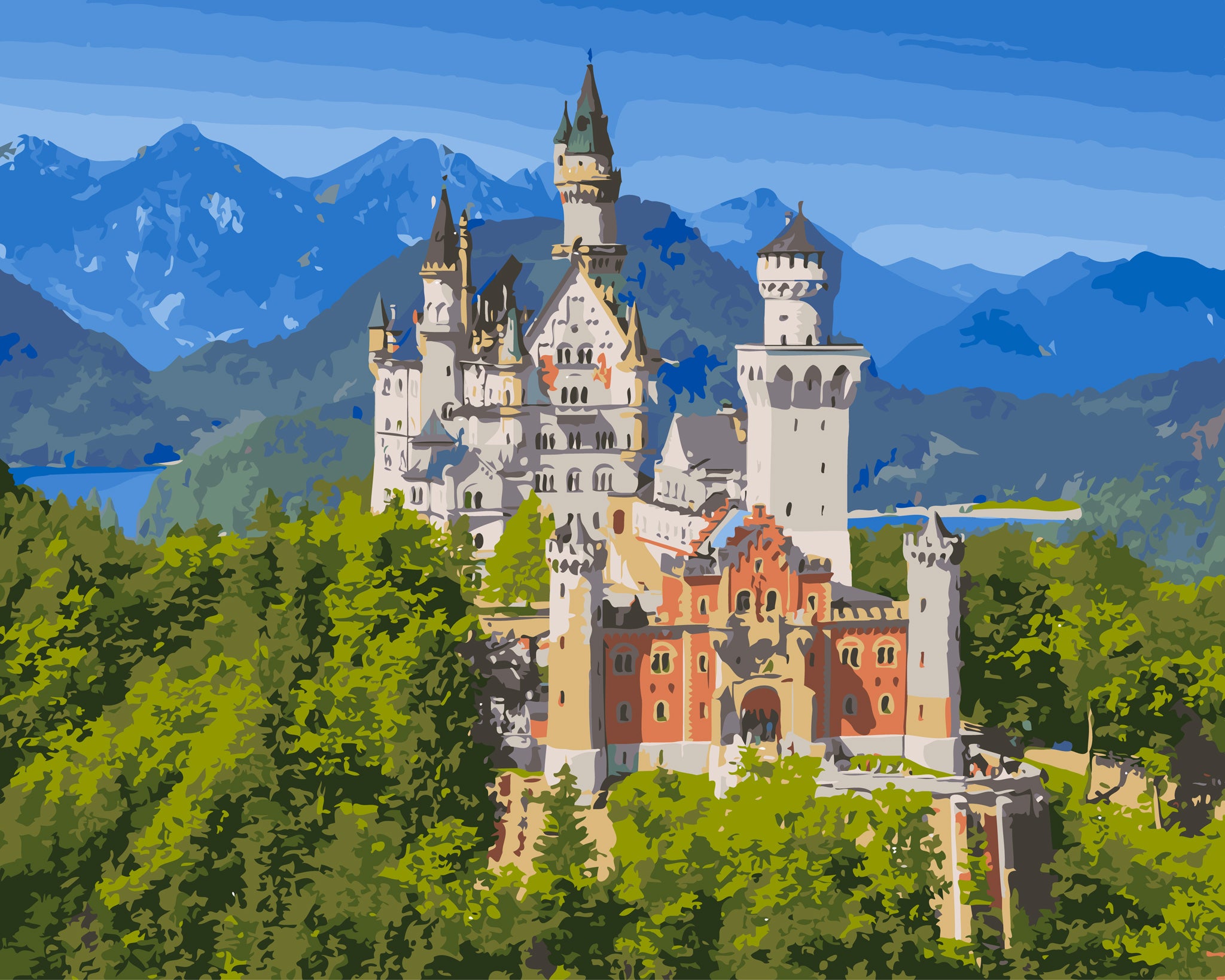 L'intérieur du château de Neuschwanstein - Histoire et architecture L'intérieur du château de Neuschwanstein - Histoire et architecture