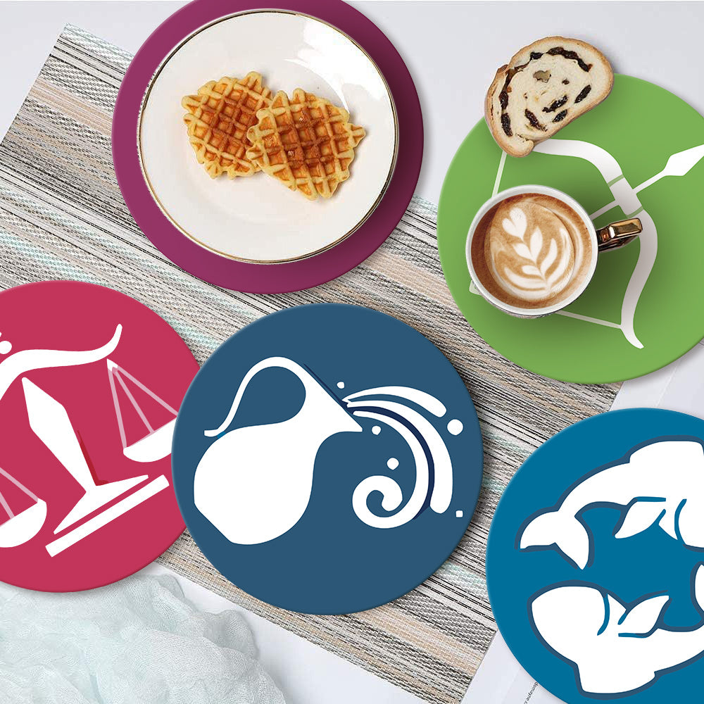 6 Piece Christmas Placemat Set 20cm - Set 20