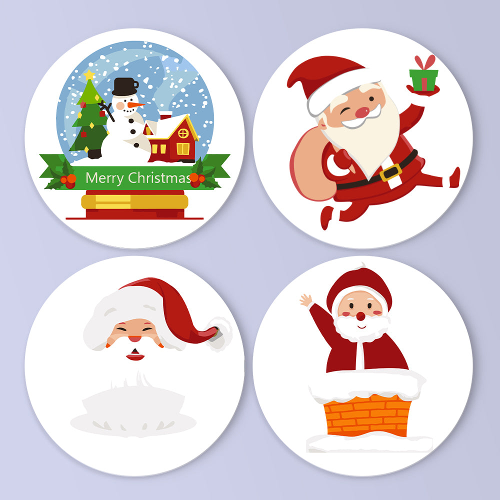 6 Piece Christmas Placemat Set 20cm - Set 26