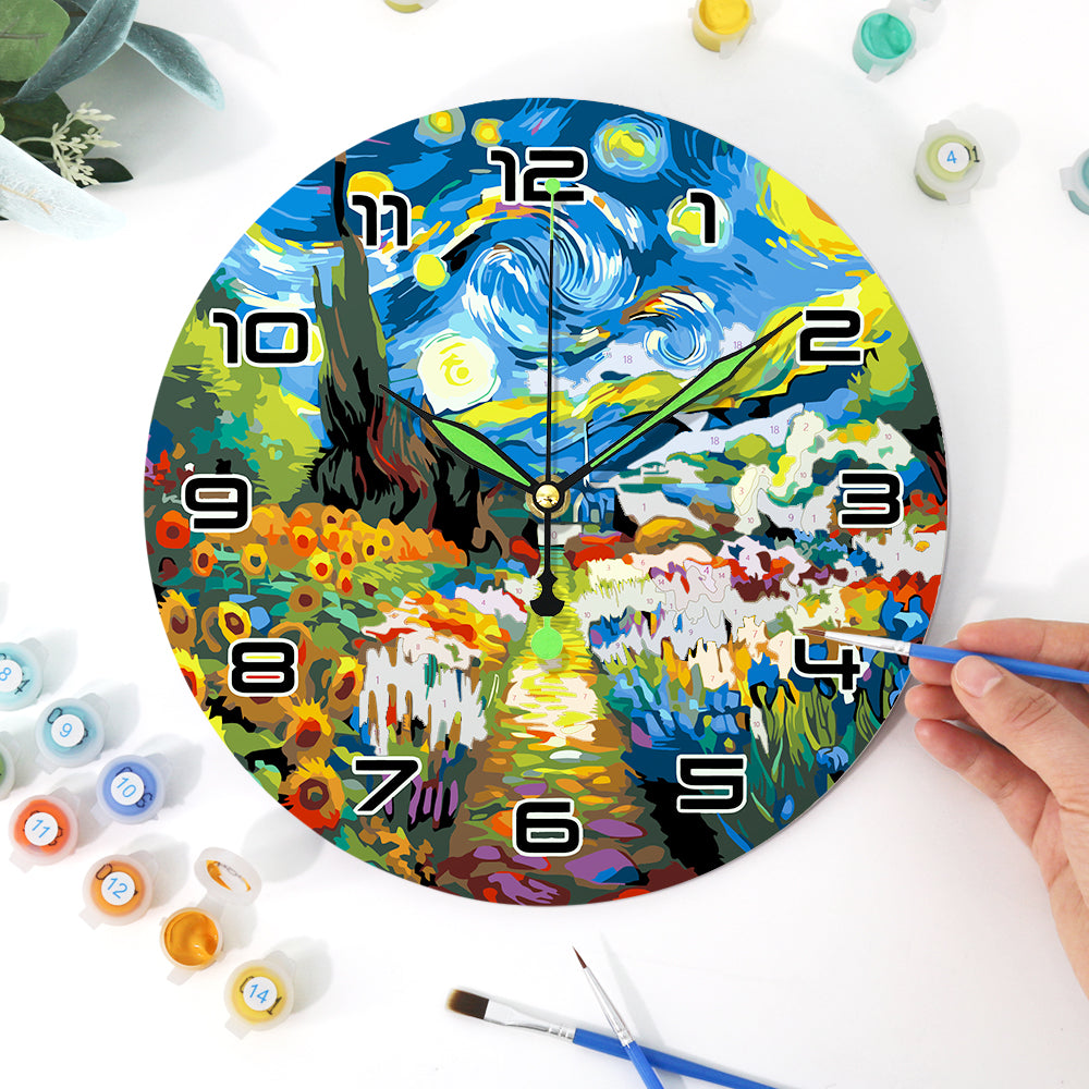 Paint the Moment – Starry Garden Clock Kit