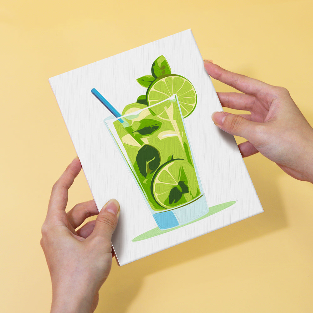 Tropical Toasts 6 Pack Mini Paint by Numbers Kit