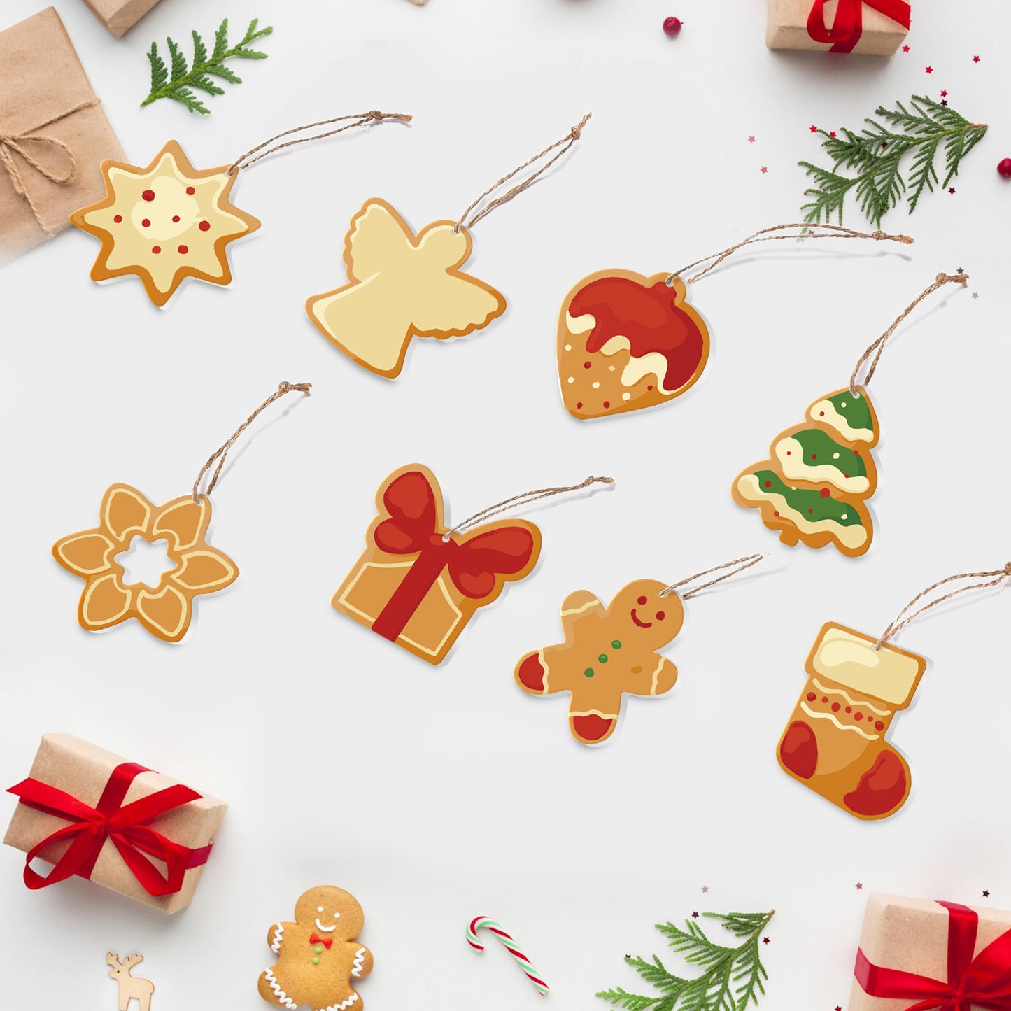 Classic Christmas Treats Paintable Ornaments