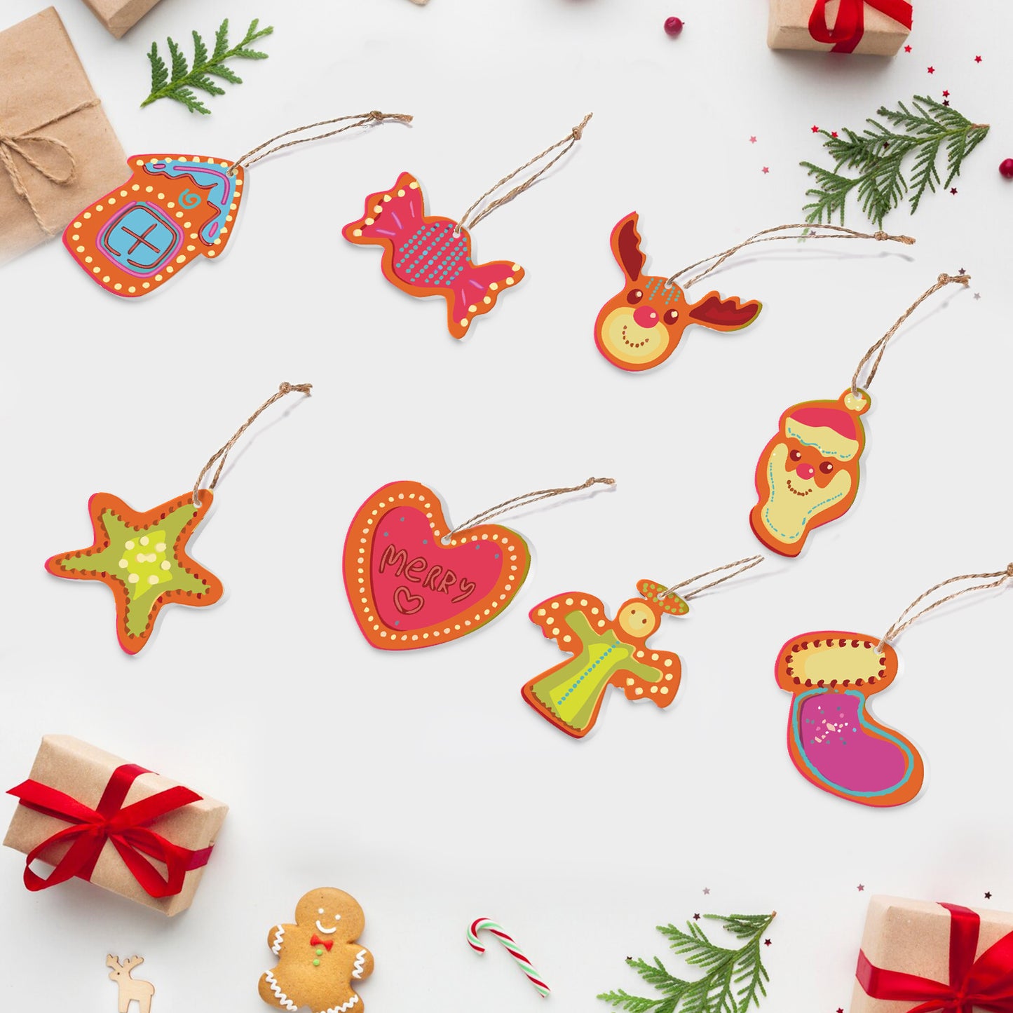 Winter Wonders Paintable Ornaments