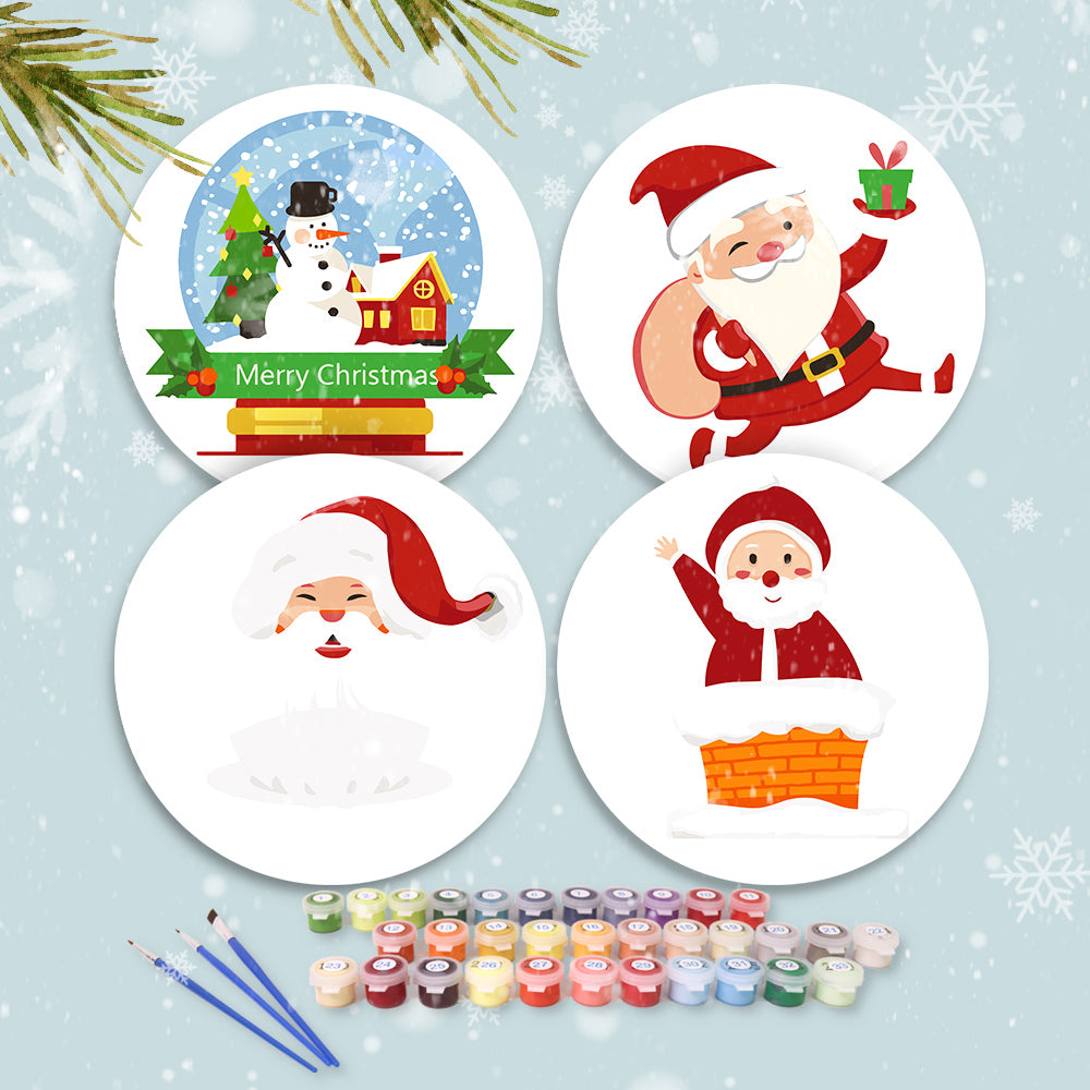 6 Piece Christmas Placemat Set 20cm - Set 26