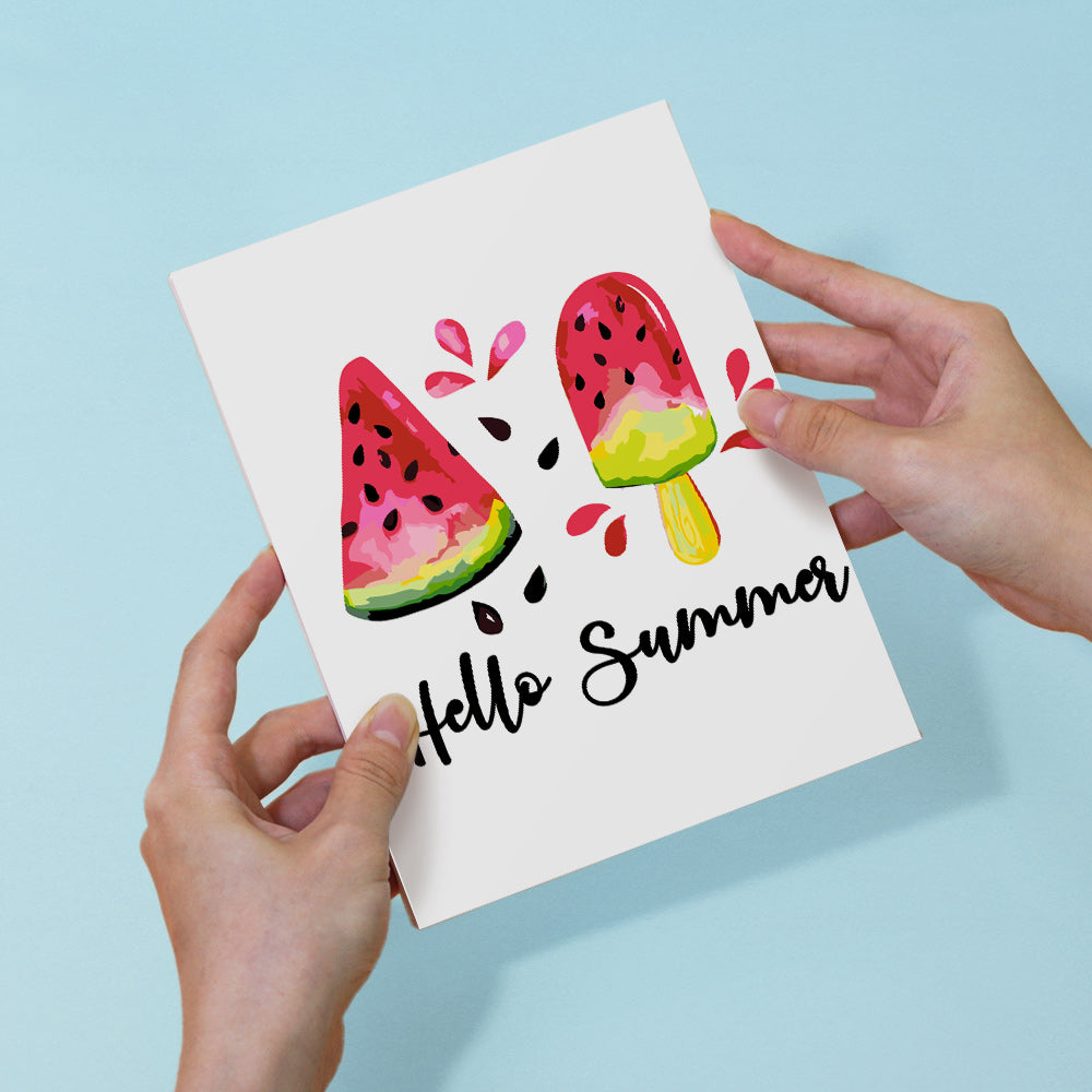 Sweet Summer Melons 6 Pack Mini Paint by Numbers Kit