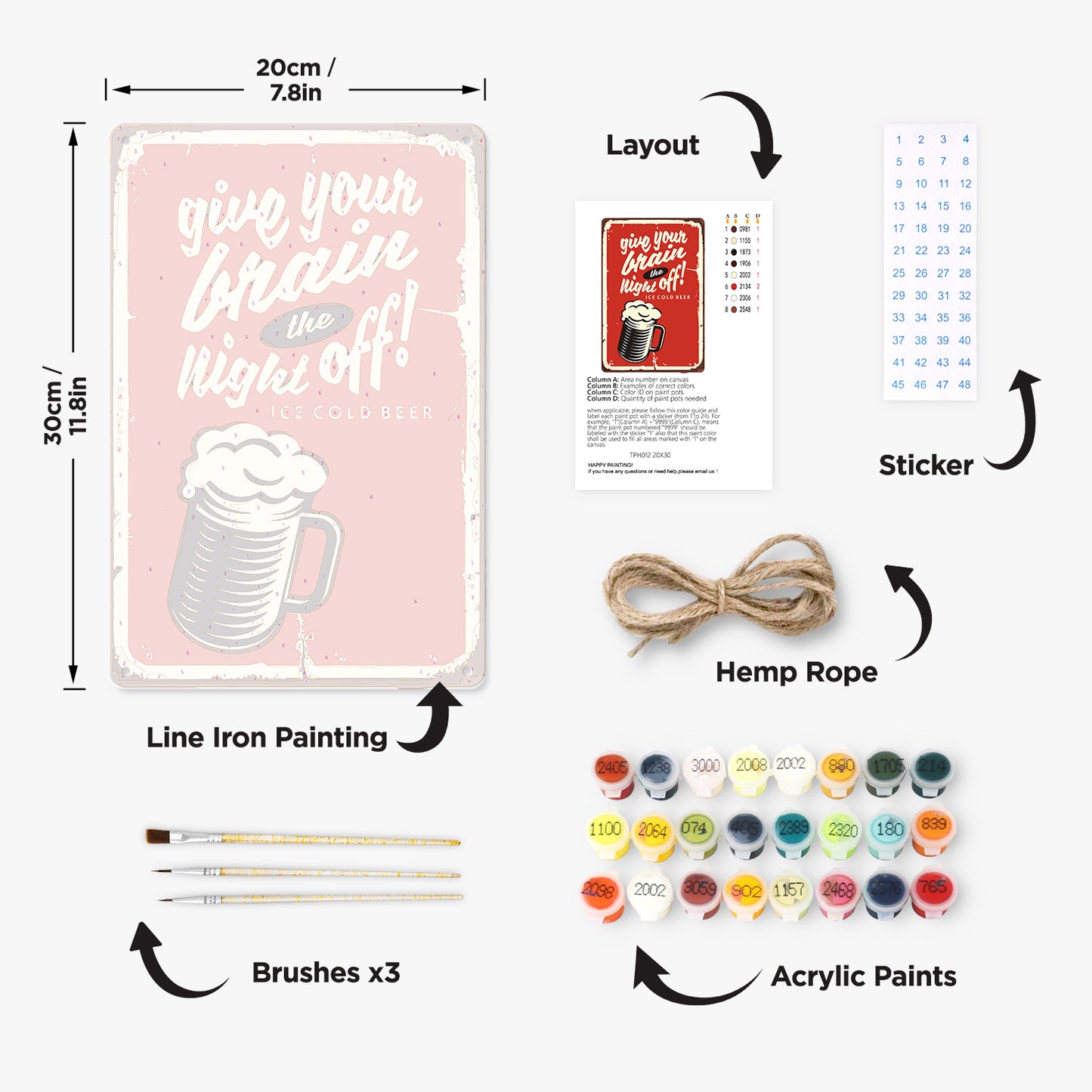 Give Your Brain the Night Off – Vintage Paint by Numbers