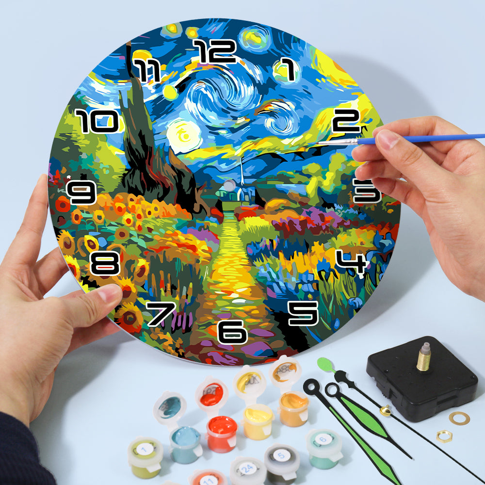 Paint the Moment – Starry Garden Clock Kit